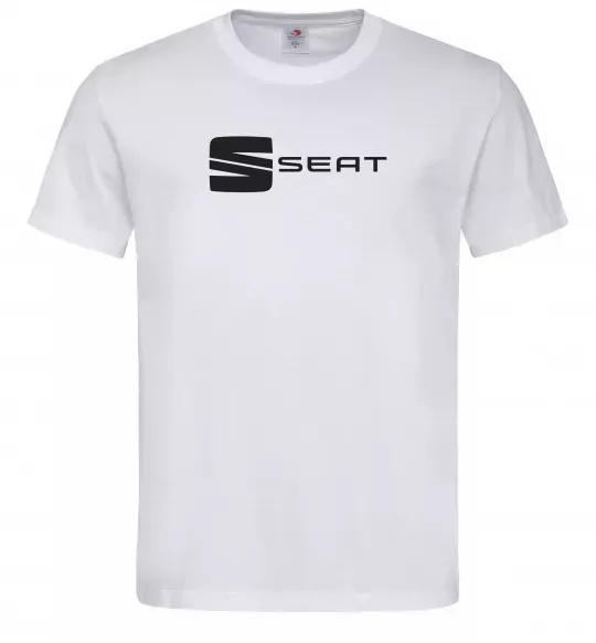 Мужская футболка Seat Белый фото