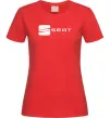 Женская футболка Seat Красный фото