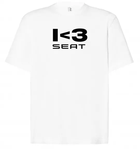 Футболка Оверсайз I <3 Seat Білий фото