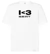 Футболка Оверсайз I <3 Seat Білий фото