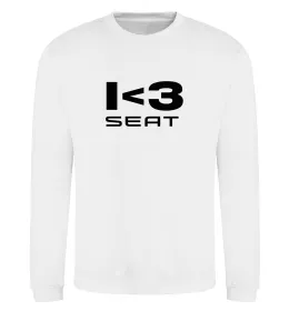 Свитшот I Love Seat Черный фото