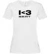 Женская футболка I <3 Seat Белый фото
