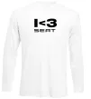 Лонгслів I <3 Seat Білий фото