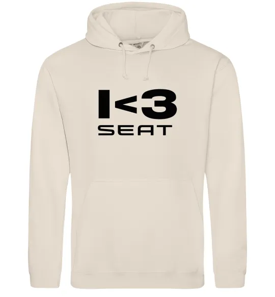 Мужская толстовка (худи) I <3 Seat Таш фото