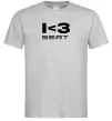 Мужская футболка I <3 Seat Серый фото