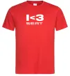 Мужская футболка I <3 Seat Красный фото