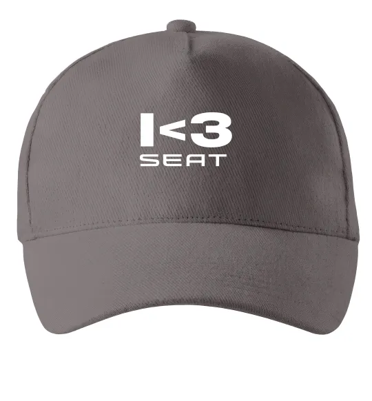 Кепка I <3 Seat Серый фото