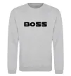 Світшот Boss Seat Сірий меланж фото