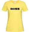 Жіноча футболка Boss Seat Лимонний фото