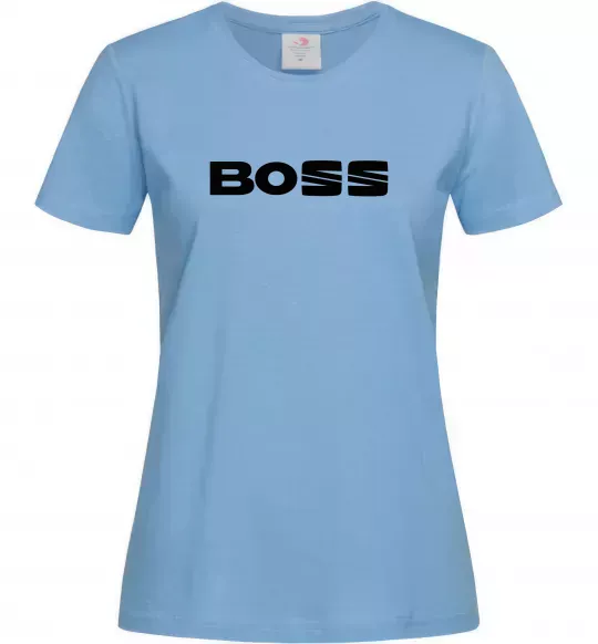 Жіноча футболка Boss Seat Блакитний фото