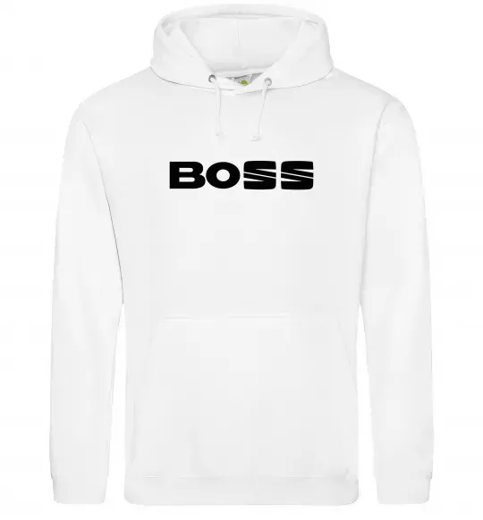 Чоловіча толстовка (худі) Boss Seat Білий фото