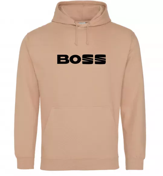 Чоловіча толстовка (худі) Boss Seat Пісочний фото