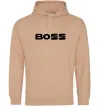 Чоловіча толстовка (худі) Boss Seat Пісочний фото