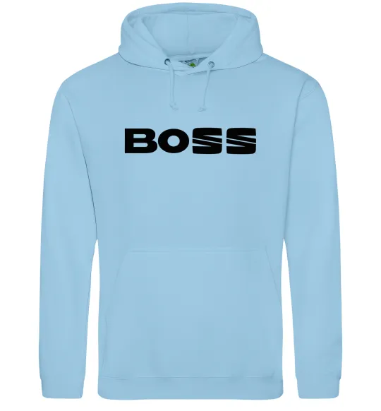 Мужская толстовка (худи) Boss Seat Голубой фото