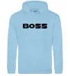 Мужская толстовка (худи) Boss Seat Голубой фото