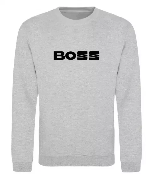 Світшот Boss Seat Сірий меланж фото