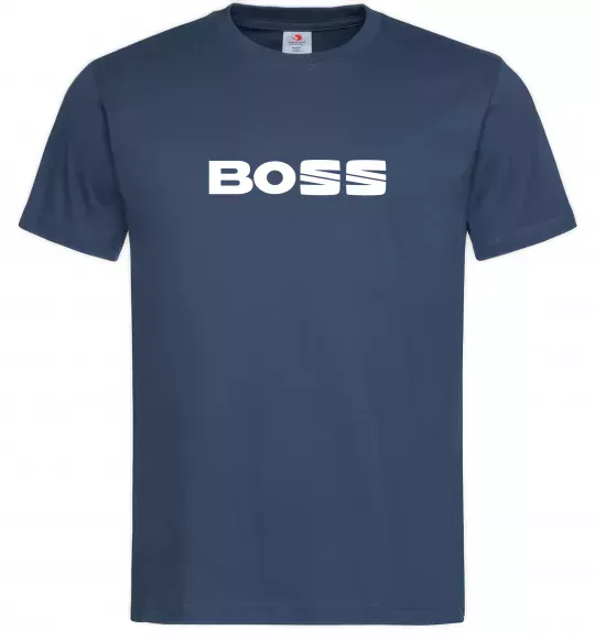 Чоловіча футболка Boss Seat Темно-синій фото