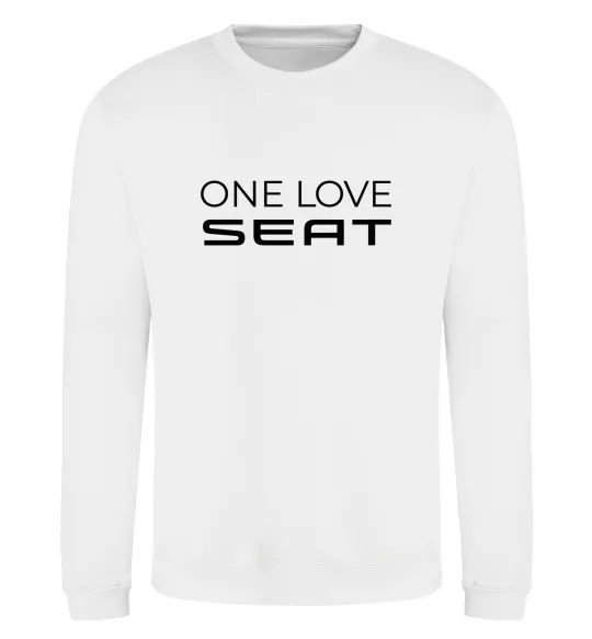 Свитшот One love Seat Белый фото