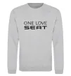 Свитшот One love Seat Серый меланж фото