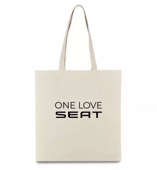 Эко-сумка One love Seat Бежевый фото