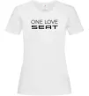 Женская футболка One love Seat Белый фото