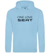 Мужская толстовка (худи) One love Seat Голубой фото