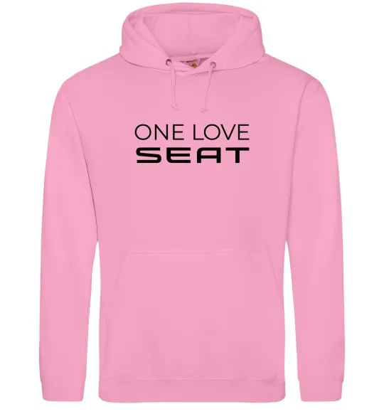 Жіноча толстовка (худі) One love Seat Рожевий фото