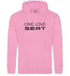 Жіноча толстовка (худі) One love Seat Рожевий фото