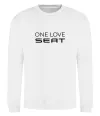 Світшот One love Seat Білий фото