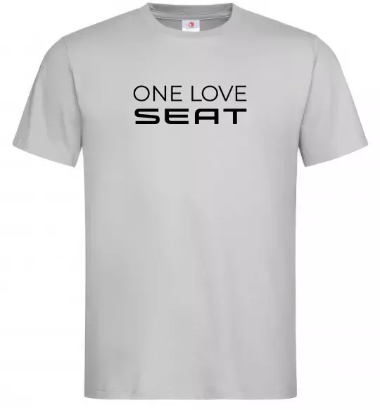 Чоловіча футболка One love Seat Сірий фото