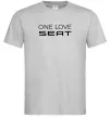 Чоловіча футболка One love Seat Сірий фото