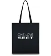 Эко-сумка One love Seat Черный фото