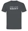 Чоловіча футболка One love Seat Графіт фото