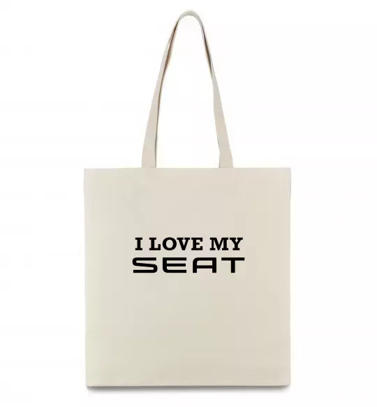 Эко-сумка Love my Seat Бежевый фото