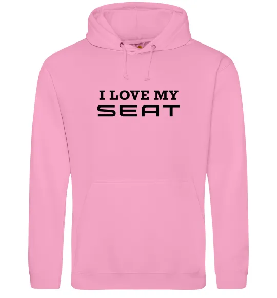 Женская толстовка (худи) Love my Seat Розовый фото