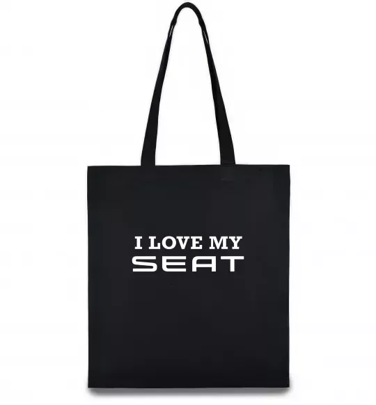 Эко-сумка Love my Seat Черный фото