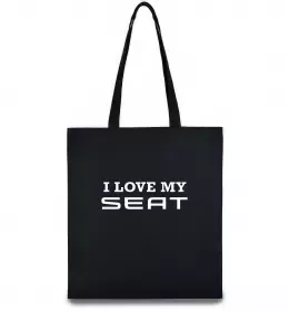 Эко-сумка Love my Seat Черный фото