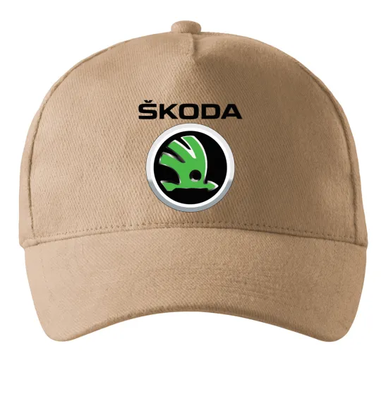 Кепка Skoda Пісочний фото