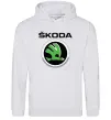 Чоловіча толстовка (худі) Skoda Сірий меланж фото