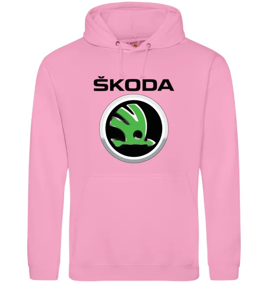Женская толстовка (худи) Skoda Розовый фото