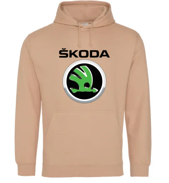 Жіноча толстовка (худі) Skoda Пісочний фото