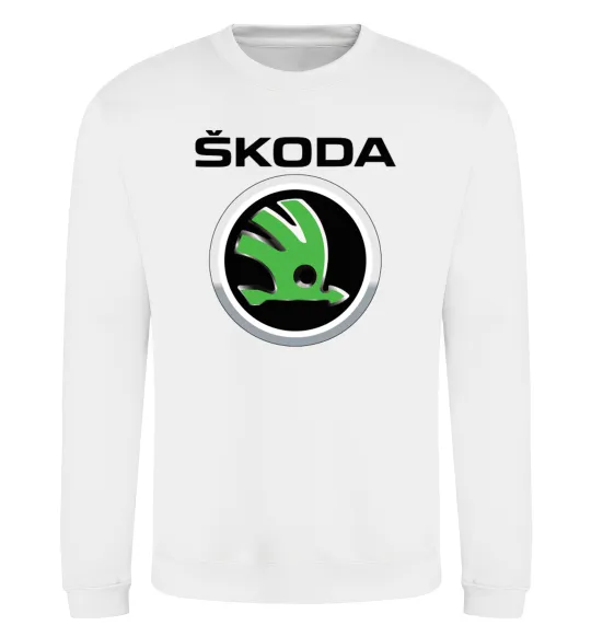 Світшот Skoda Білий фото