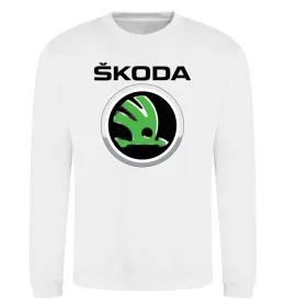 Світшот Skoda Білий фото