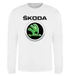 Світшот Skoda Білий фото