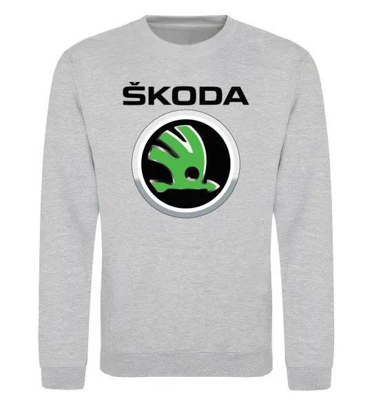 Світшот Skoda Сірий меланж фото