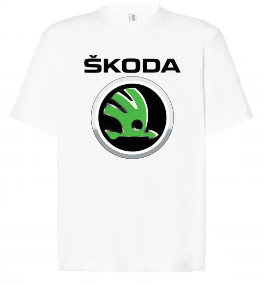Футболка Оверсайз Skoda Белый фото