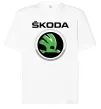 Футболка Оверсайз Skoda Белый фото