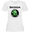 Жіноча футболка Skoda Білий фото