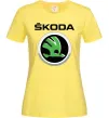 Жіноча футболка Skoda Лимонний фото