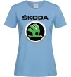 Жіноча футболка Skoda Блакитний фото
